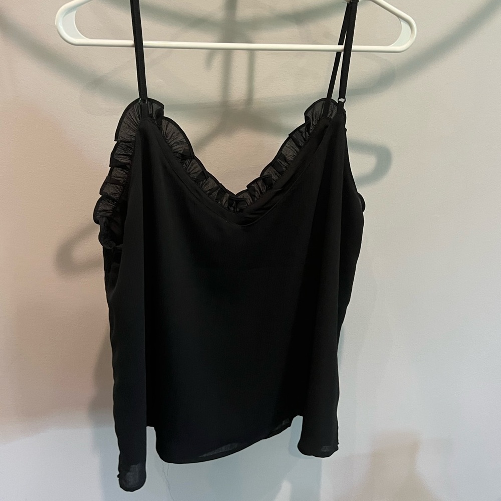 Black tank top